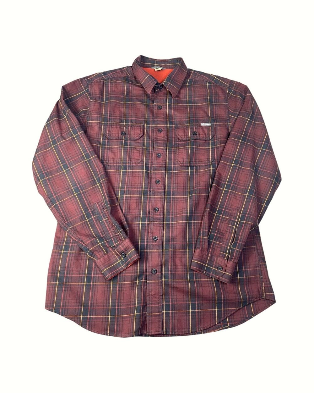 Eddie Bauer Men’s Large Tall Plaid Long Sleeve Button Shirt